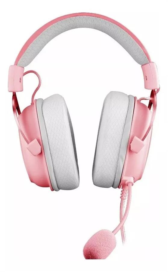 Headset Redragon Zeus X Pink RGB H510 7.1