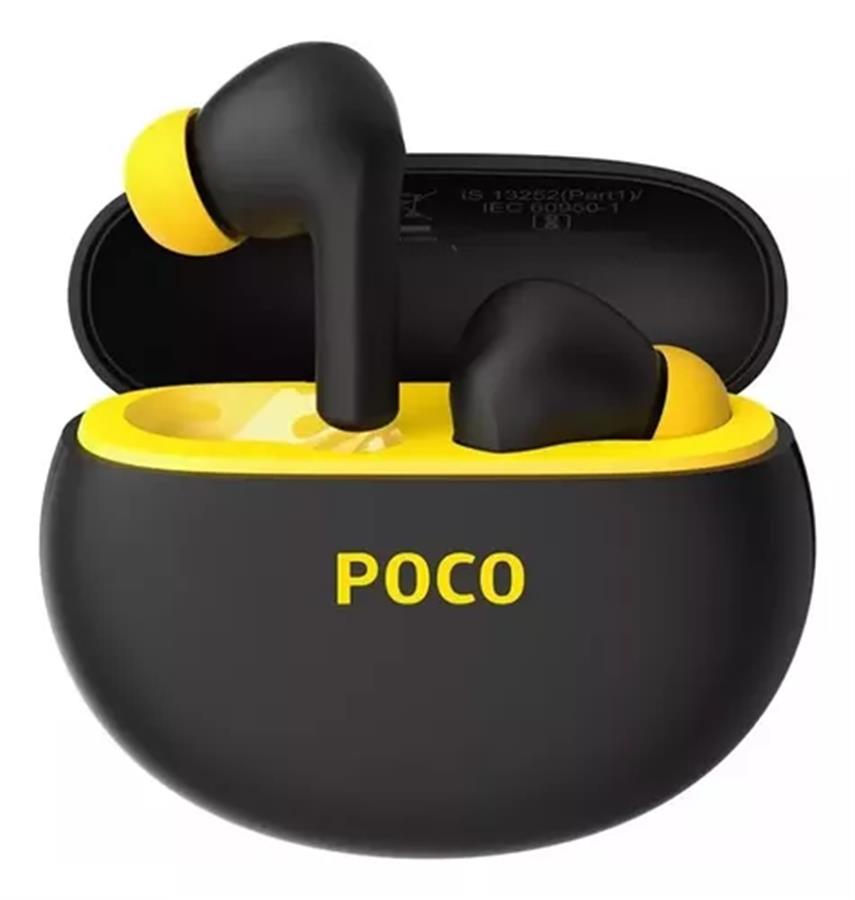 Xiaomi Auricular Poco Pods Negro c/amarillo