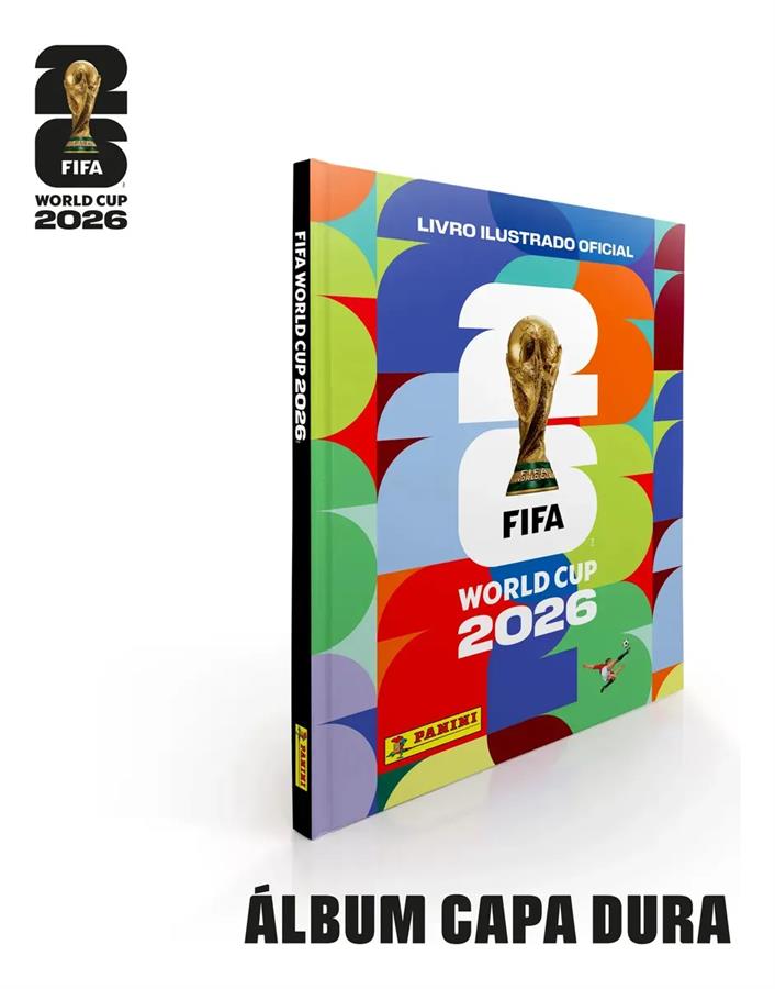 Album Mundial 2026 TAPA DURA Panini Brasil