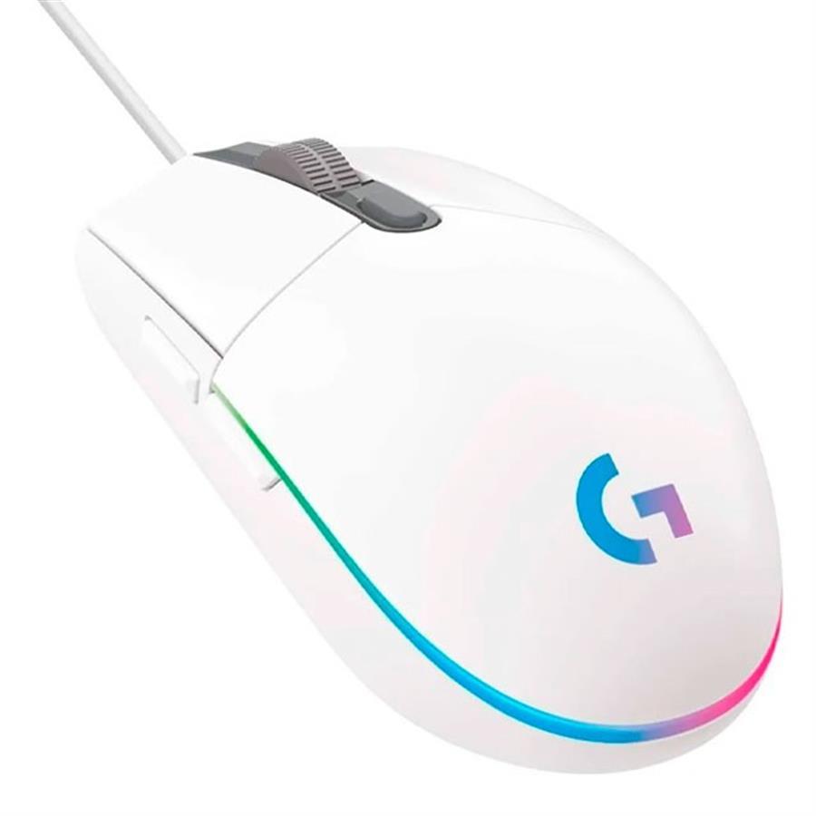 Mouse Logitech G203 Lightsync White