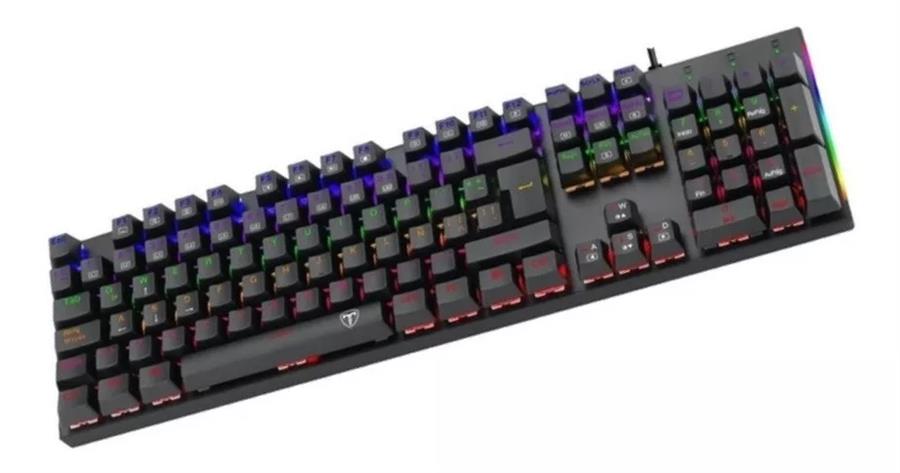 Teclado Dagger Naxos TGK310 Rainbow BLUE MEC