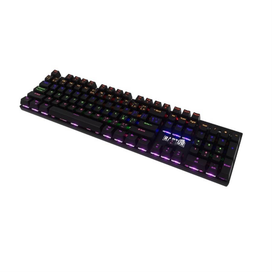 Teclado Raptor Fireclaw M104 Full Size Switch RED