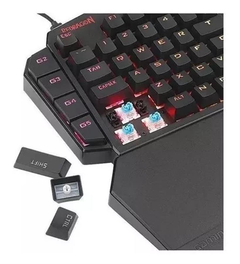 Teclado Redragon Diti K585 RGB Outemu BLUE MEC