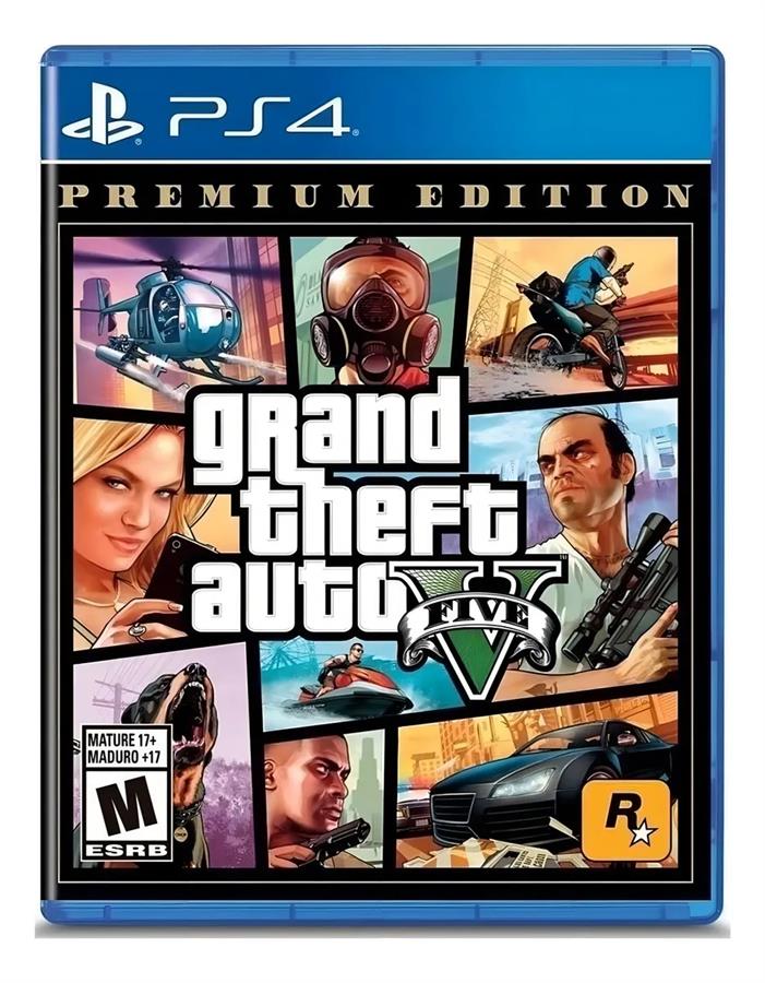 GTA V Premium Edition PS4 Fisico Nuevo
