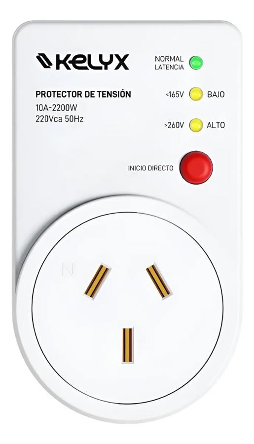 Protector De Tension Surge Kelyx 2200w 10a K17ar-10a