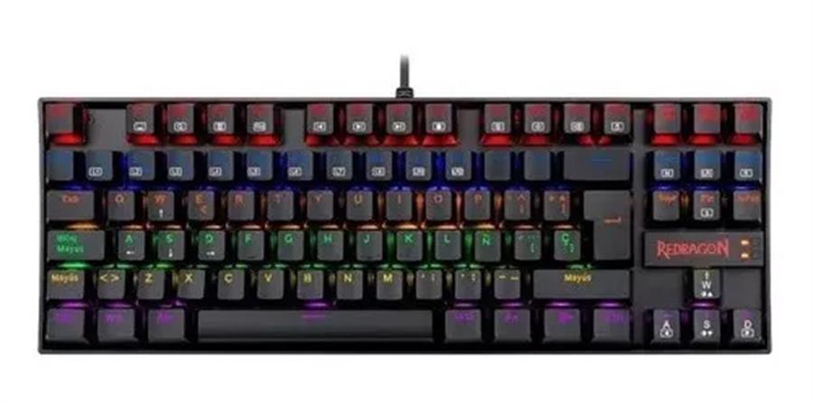 Teclado Redragon Kumara K552 Rainbow Outemu RED ES MEC