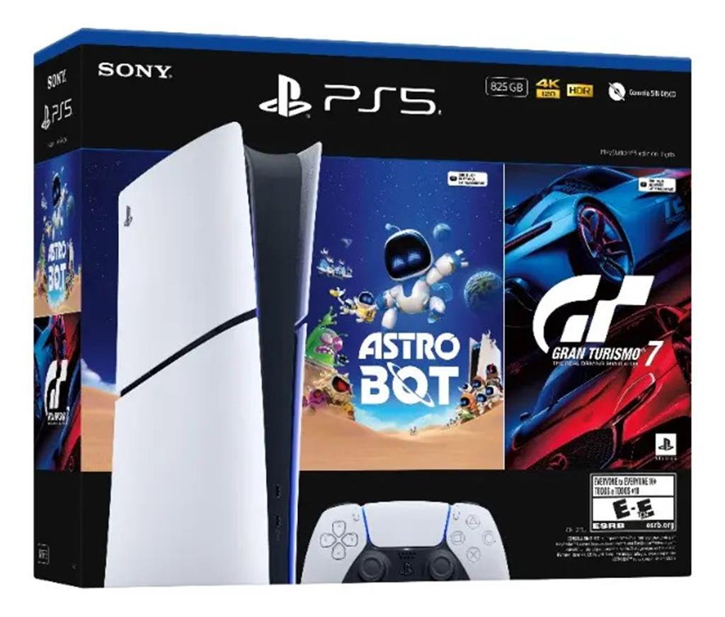 Playstation 5 PS5 Slim Digital 825GB + GT7 + ASTROBOT