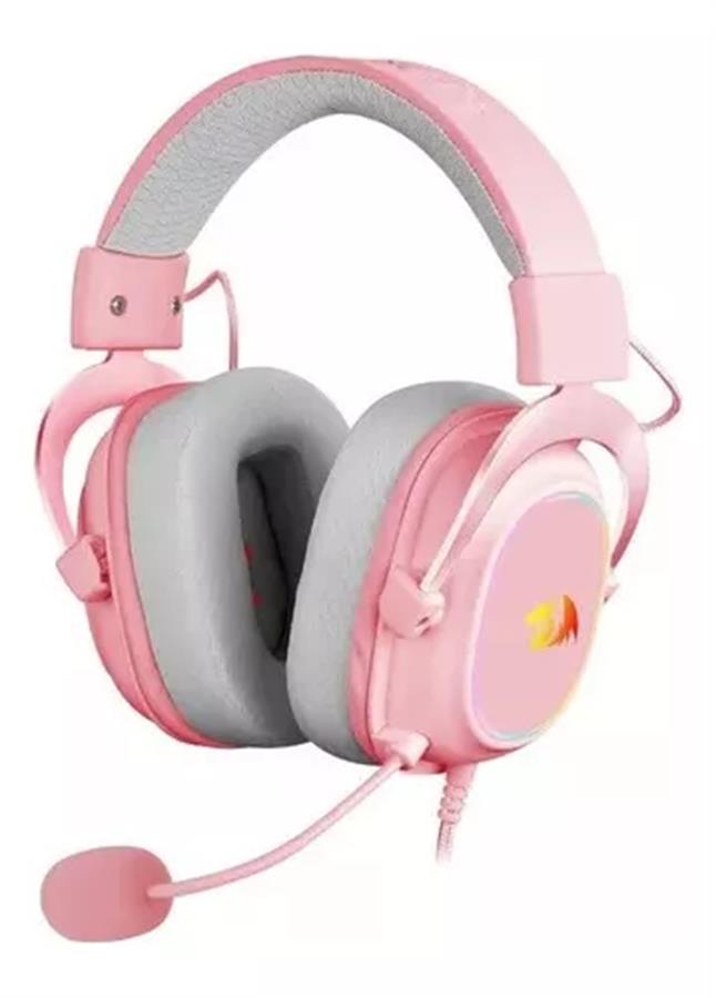 Headset Redragon Zeus X Pink RGB H510 7.1