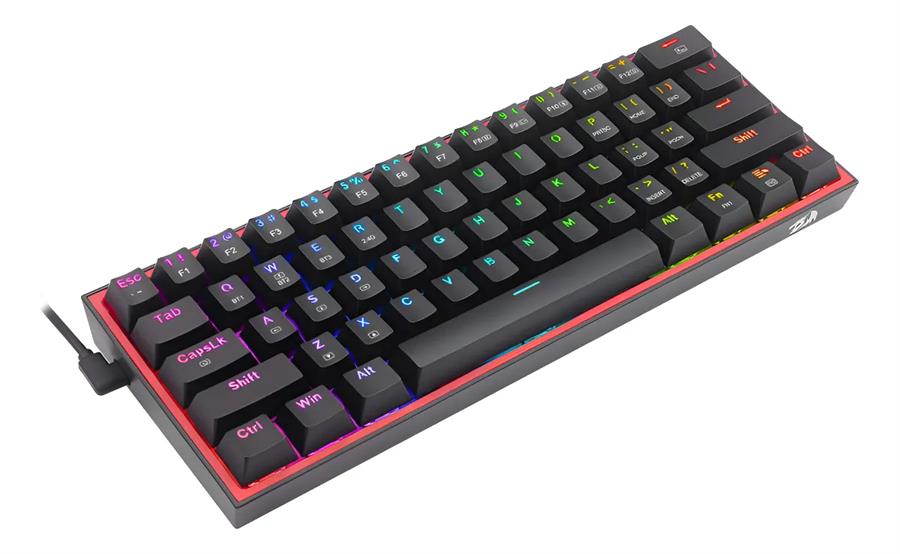 Teclado Redragon Fizz Pro K616 Wireless RGB Outemu RED US MEC 60%