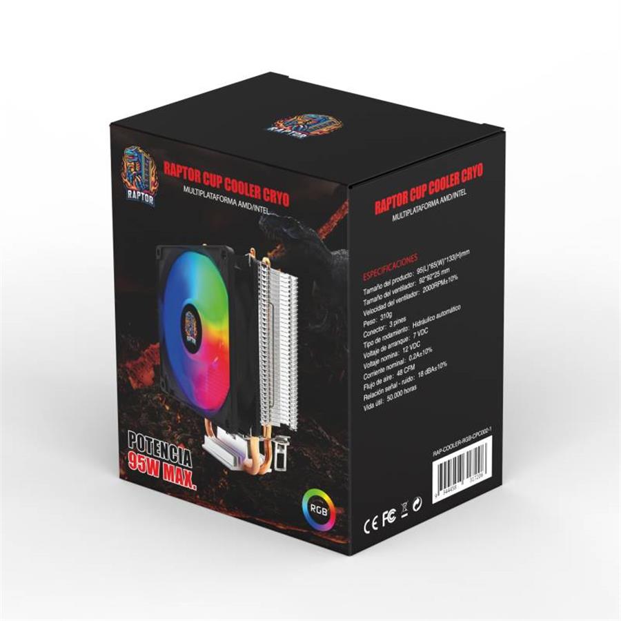 Raptor Cup Cooler CRYO RGB 95W