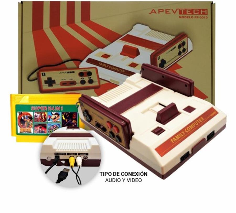 Consola Family Game Apevtech +114 Juegos