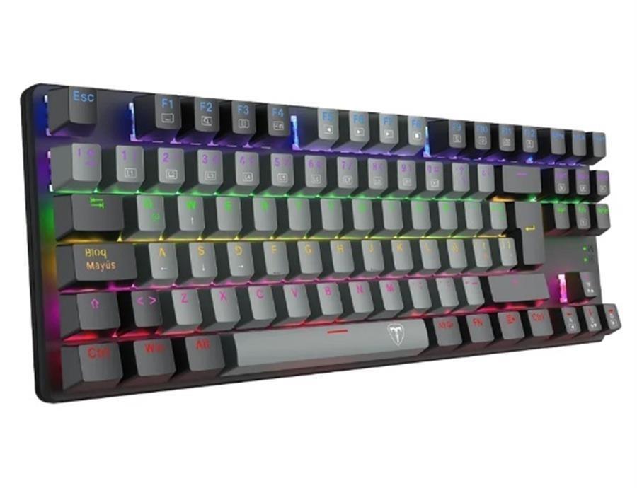 Teclado TDagger Bora TGK313 Rainbow RED MEC TKL Grey/Black