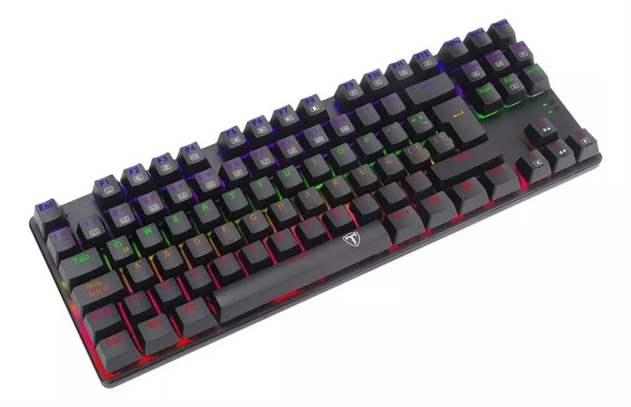 Teclado TDagger Bora TGK313 Rainbow BLUE MEC TKL