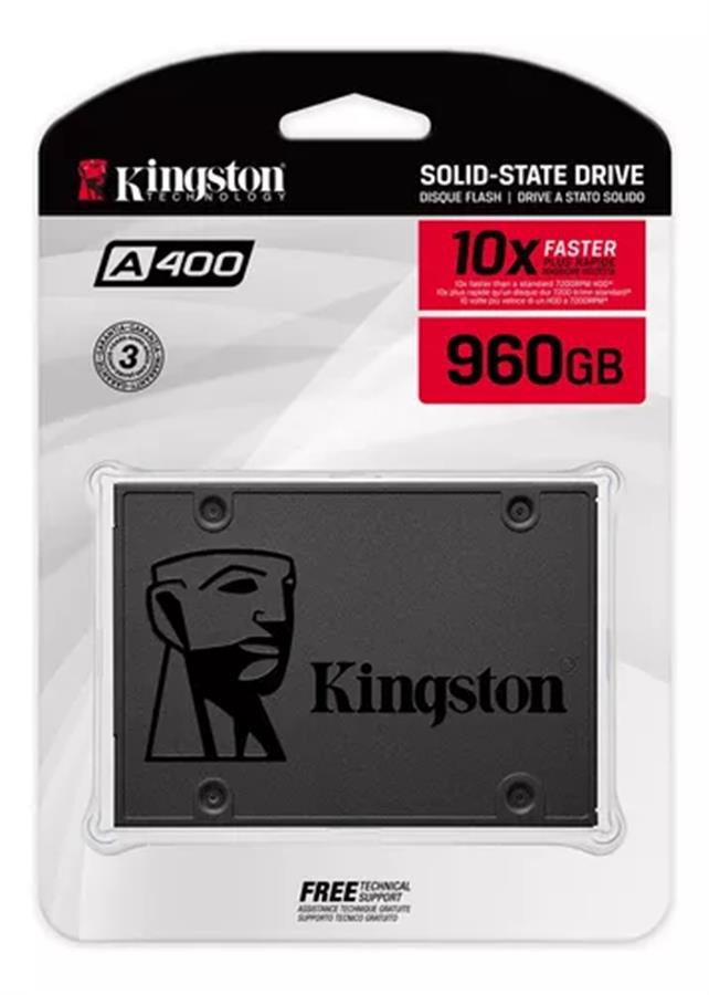 Disco Solido SSD Interno Kingston A400 960GB SATA