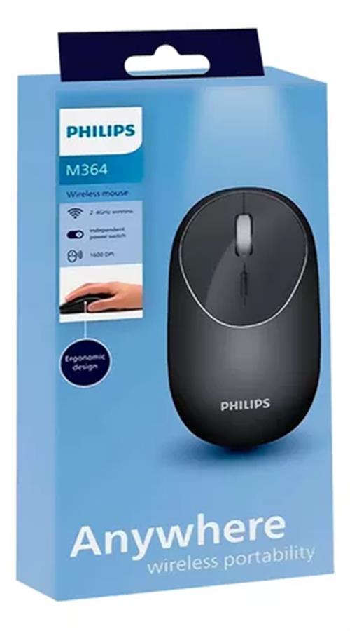 Mouse Philips M364 USB Wireless Black